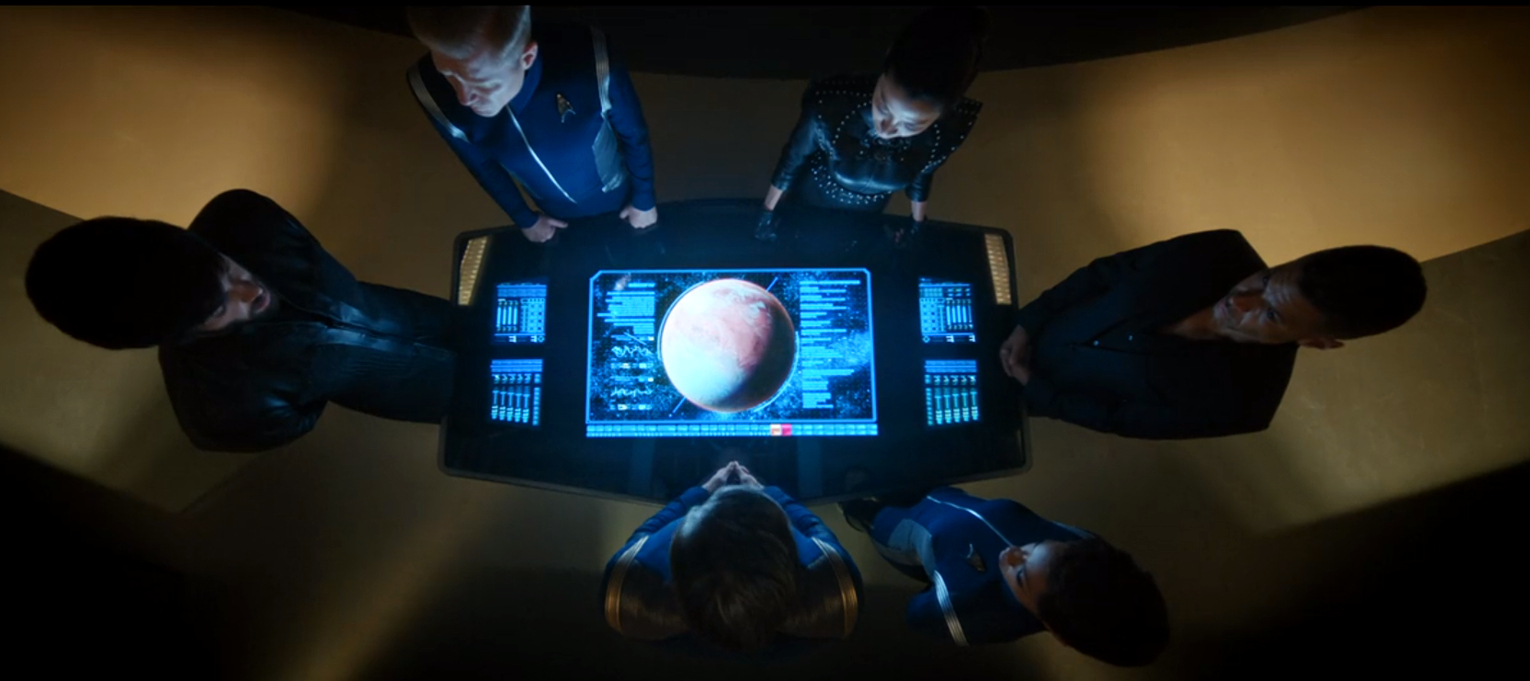 Der Planet Essof IV hat eine für Menschen tödliche Atmosphäre (Szenenfoto aus "The Red Angel", CBS) 
