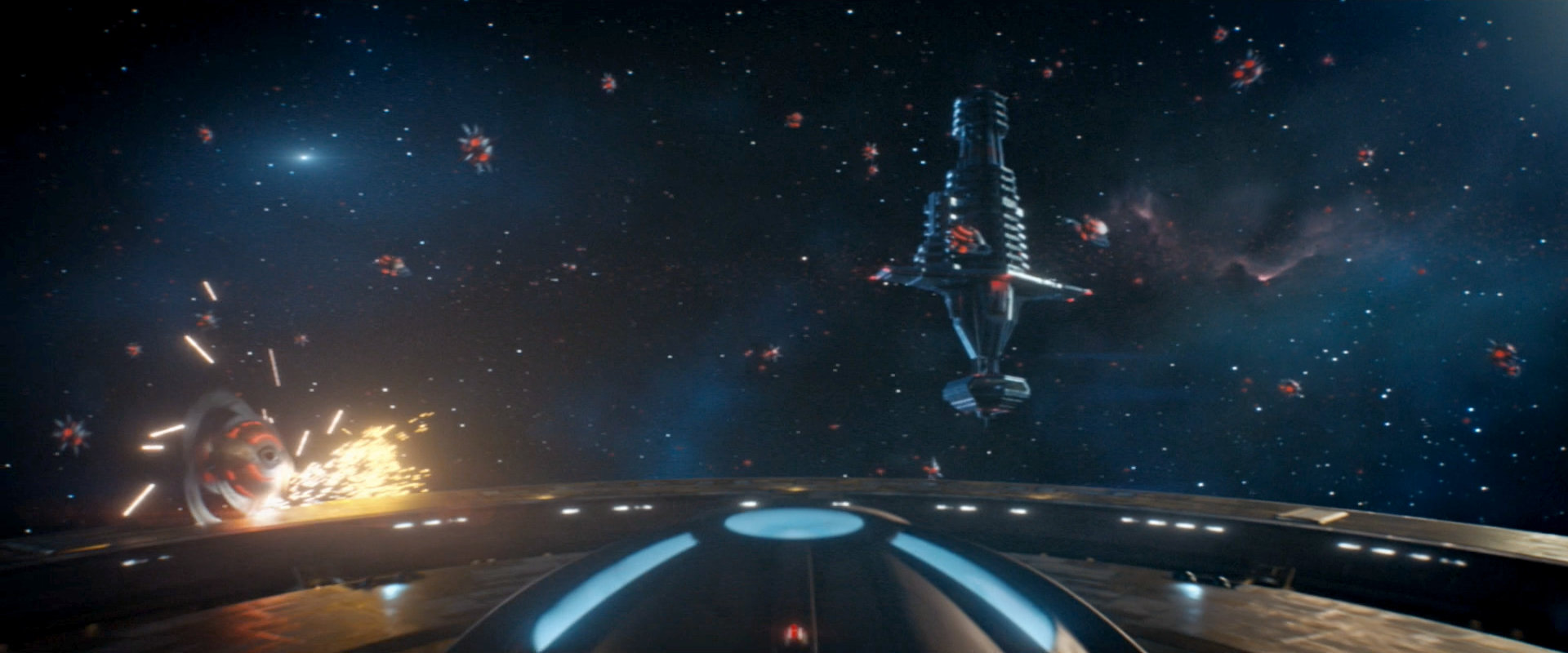 Sektion 31-Hauptquartier und U.S.S. Discovery in "Project Daedalus" (Szenenbild: "Discovery" 2x09, CBS)