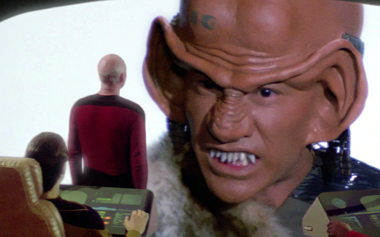 Picard und Tarr in "The Last Outpost" (Szenenbild: CBS)