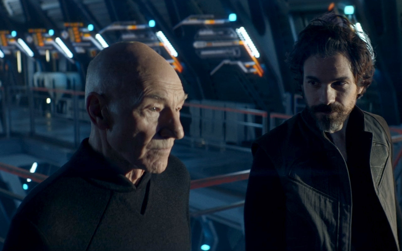 Picard und Rios in "Absolut Candor" (Bild: CBS)