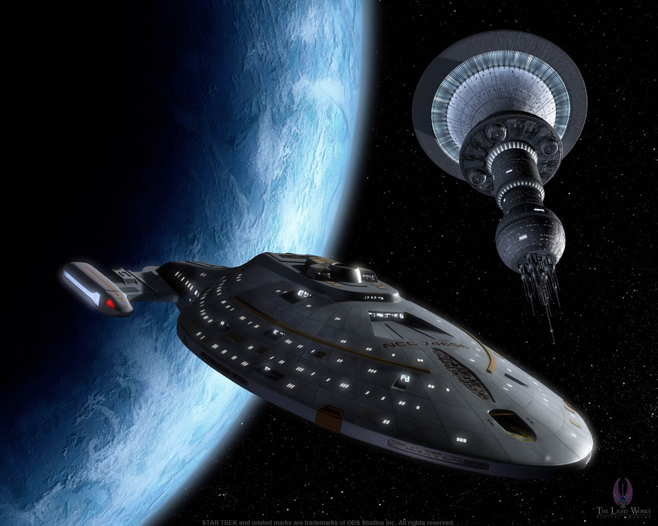 U.S.S. Voyager (Bild: Nutzung mit freundlicher Erlaubnis von The Light Works, Tobias Richter)