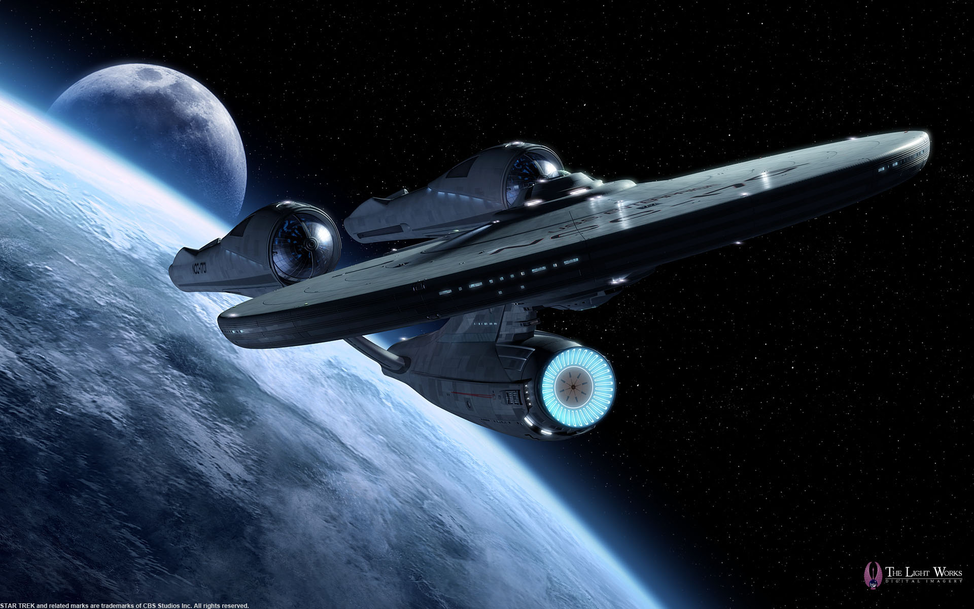 U.S.S. Enterprise der Kelvin-Zeitlinie (Bild: Nutzung mit freundlicher Erlaubnis von The Light Works, Tobias Richter)