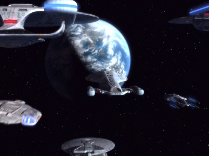Die Voyager kehrt zur Erde zurück.
